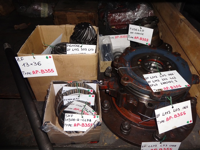 Spare parts axle ZF AP-B355 Ricambi ponte ZF AP-B355